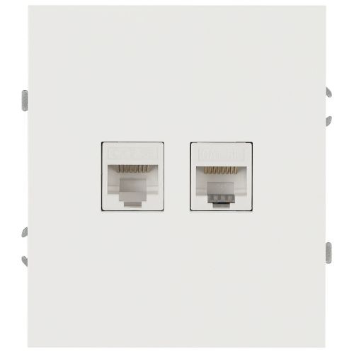 розетка информационная 2-м сп arktik rj45 16а ip20 250в бел. матов. эра б0070491 от BTSprom.by