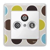  Плата Merten центральная TV/FM х2 х3 бел. SchE MTN296719 фото в каталоге от BTSprom.by