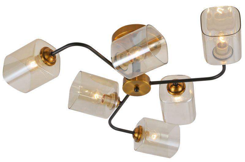 люстра merula 9142-306 6хe27 40вт модерн rivoli б0054880 от BTSprom.by