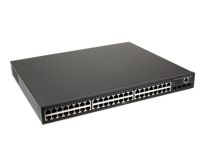 коммутатор управляемый l3 poe sw-48g4x-2l на 48хge rj-45 + 4х10g sfp+ порта osnovo 14166 от BTSprom.by