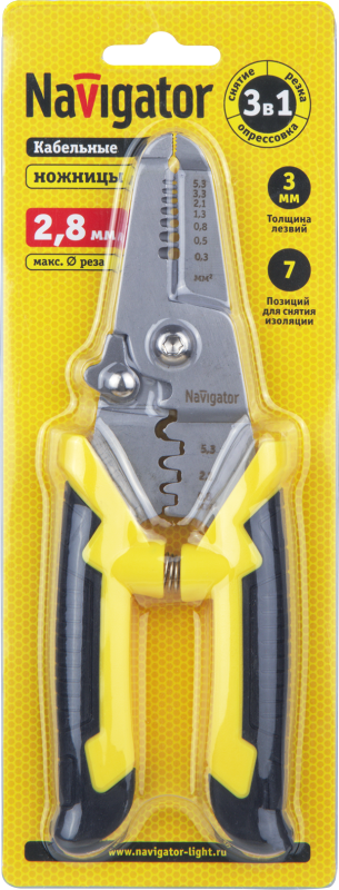  Ножницы 95 151 NHT-Nk05-3v1 NAVIGATOR 95151 фото в каталоге от BTSprom.by