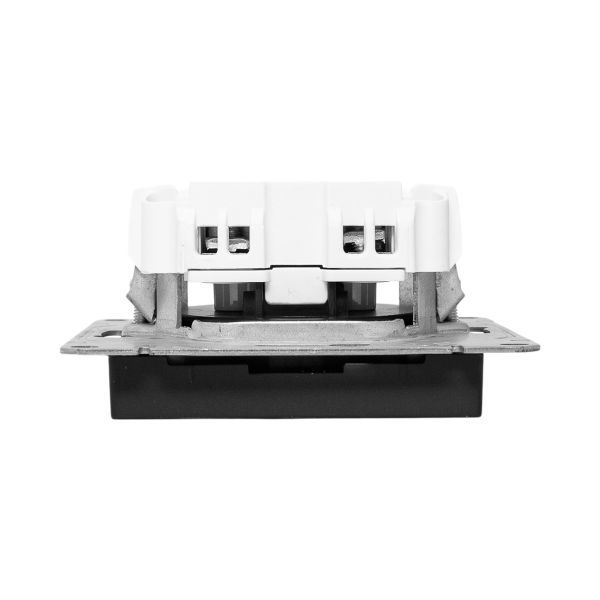  Розетка СП Эпика 16А без заземл. без шторок механизм черн. EKF UP1-SOB-100 фото в каталоге от BTSprom.by