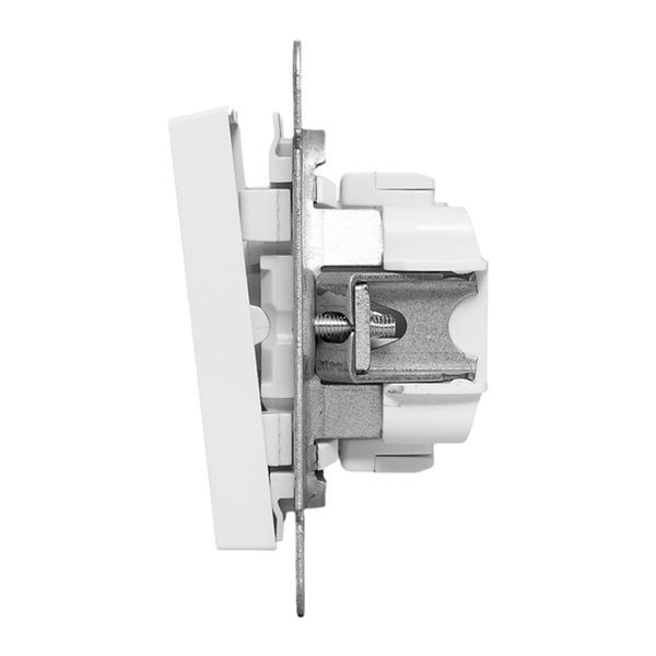  Выключатель кнопочный 2-кл. СП Эпика механизм бел. EKF UP1-SWW-23 фото в каталоге от BTSprom.by