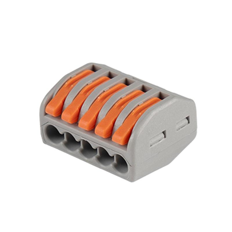 клемма монтажная рычажного соединения ptc-5p 222-415 bl/5 450в 32а 0.08-2.5(4.0)кв.мм jazzway 5050761 от BTSprom.by