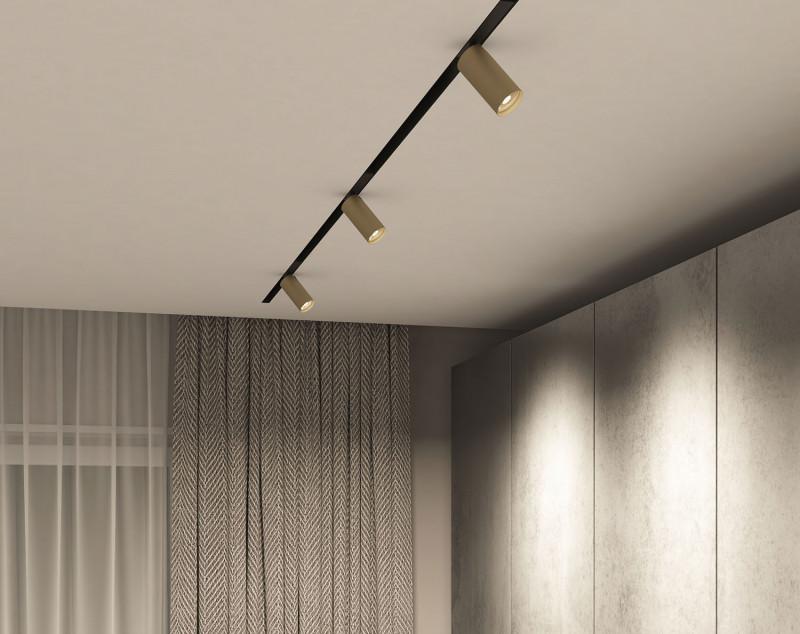  Светильник SMART SPOT 9Вт 3000К-6000К DIM акцентный матов. зол. с черн. DENKIRS 694299 фото в каталоге от BTSprom.by