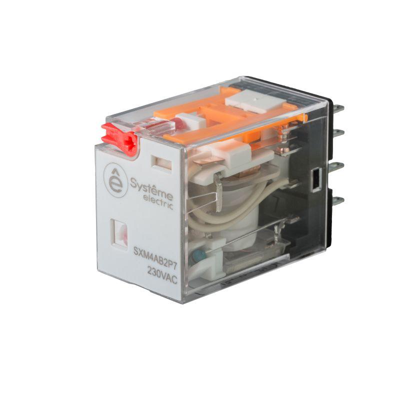 реле 10а 2co 230в ac тест кнопка led se sxm2cb2p7 от BTSprom.by