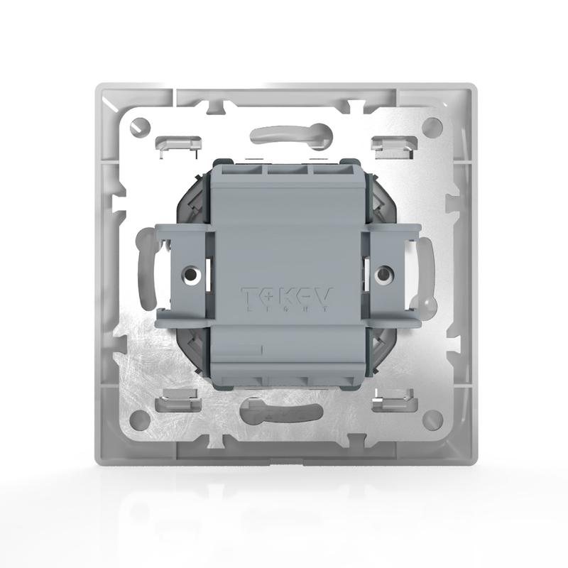  Выключатель 1-кл. СП AVA 10А IP20 в сборе бел. TOKOV LIGHT TKL-AV-V1F-C01 фото в каталоге от BTSprom.by