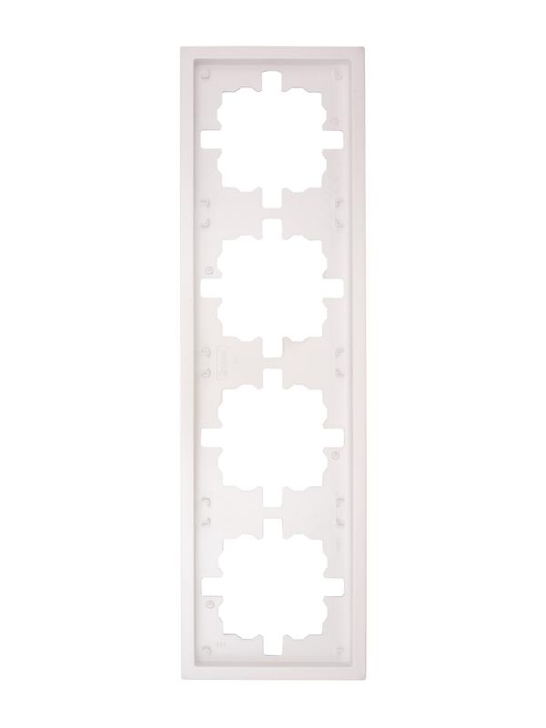 рамка 4-м zima универс. бел. искра матов. lezard 704-1400-149 от BTSprom.by