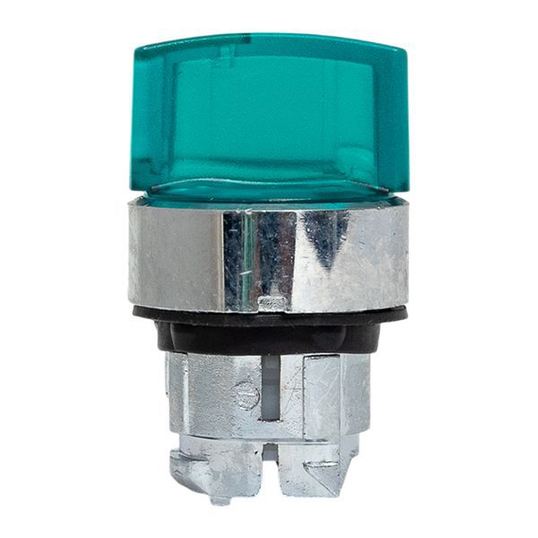  Механизм переключателя исполнительный XB4 IP65 на 3 положения возвратный без фиксации с подсветкой с короткой ручкой зел. EKF XB4BD3L-G-65 фото в каталоге от BTSprom.by