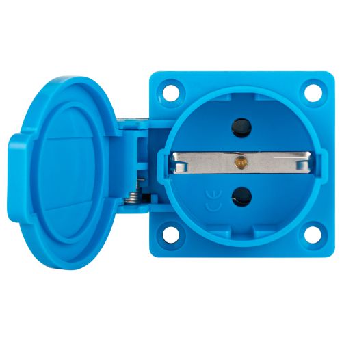  Розетка панельная СП R(PAN)-16-2P-PE-IP54 112 2Р+PЕ 16А 220В IP54 защ. крышка Эра Б0057937 фото в каталоге от BTSprom.by