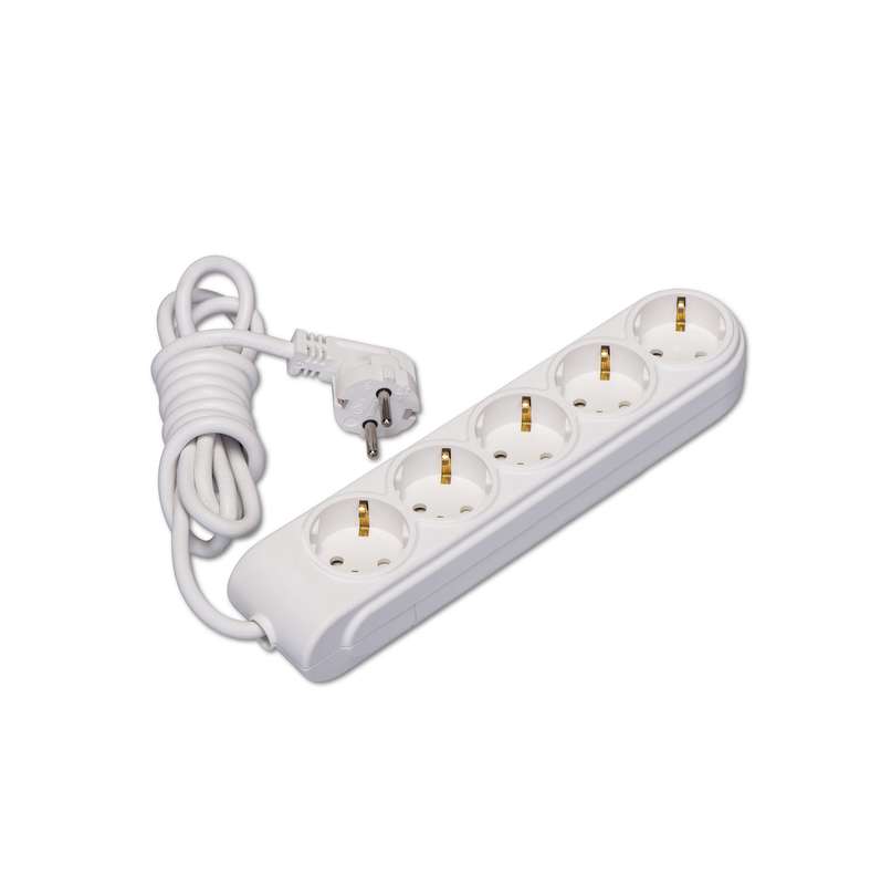 удлинитель 5х7м с заземл. 16а ip20 защ. шторки makel n5210073 от BTSprom.by