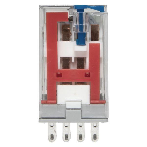  Реле промежуточное с кнопкой и мех. индикацией RPAt 22/4 5A 110В DC AVERES EKF rpat-22-4-110DC фото в каталоге от BTSprom.by