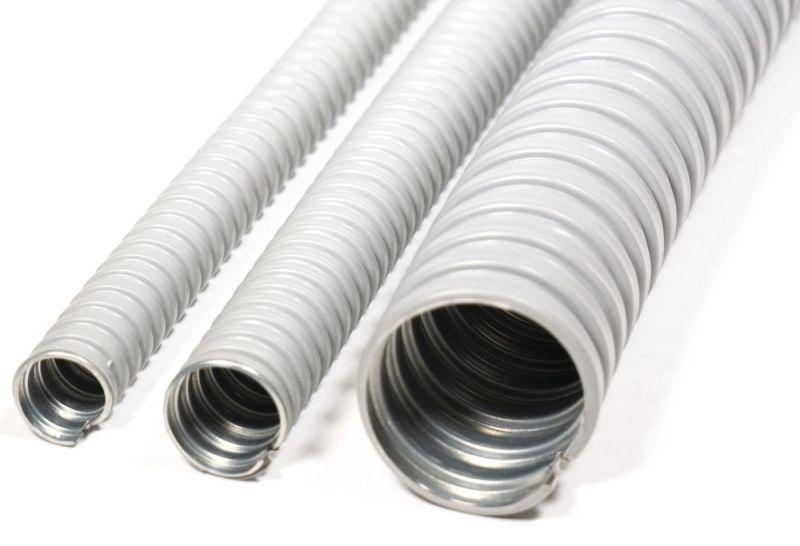 металлорукав в пвх изоляции р3-цп нг 50 d50мм сер. (уп.20м) гофроматик zeta44517 от BTSprom.by