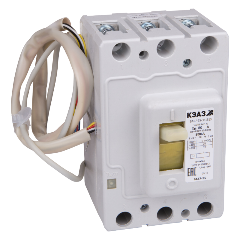 выключатель автоматический 250а 1000im ва57-35 344610 ухл3 690в ac кэаз 264526 от BTSprom.by