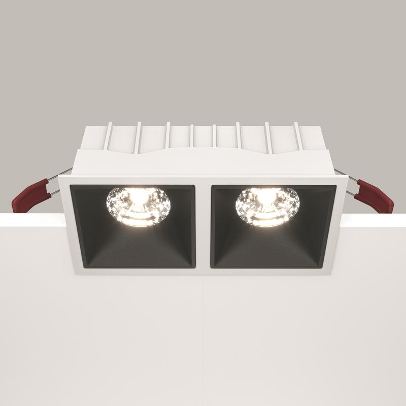  Светильник Alfa LED 2х15Вт 4000К 36град. Dim Triac встраив. Maytoni DL043-02-15W4K-D-SQ-WB фото в каталоге от BTSprom.by
