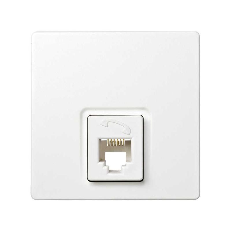 розетка телефонная оп simon73 loft rj12 бел. simon 73481-60 от BTSprom.by
