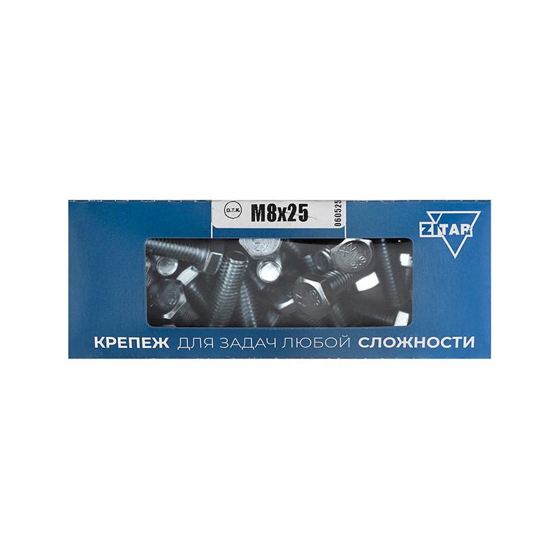 болт din933 с шестигранной головкой м8х25 оцинк. (уп.40шт) tech-krep 105208 от BTSprom.by