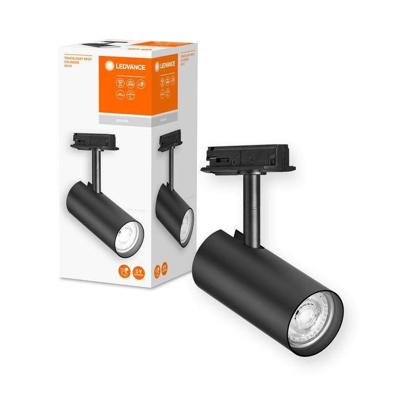 светильник светодиодный трековый tracklight spot cylinder bk gu10 ledvance 4058075756625 от BTSprom.by