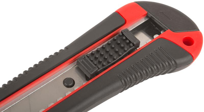  Нож технический "Тренд" 18мм усилен. прорезиненный КУРС 10174 фото в каталоге от BTSprom.by