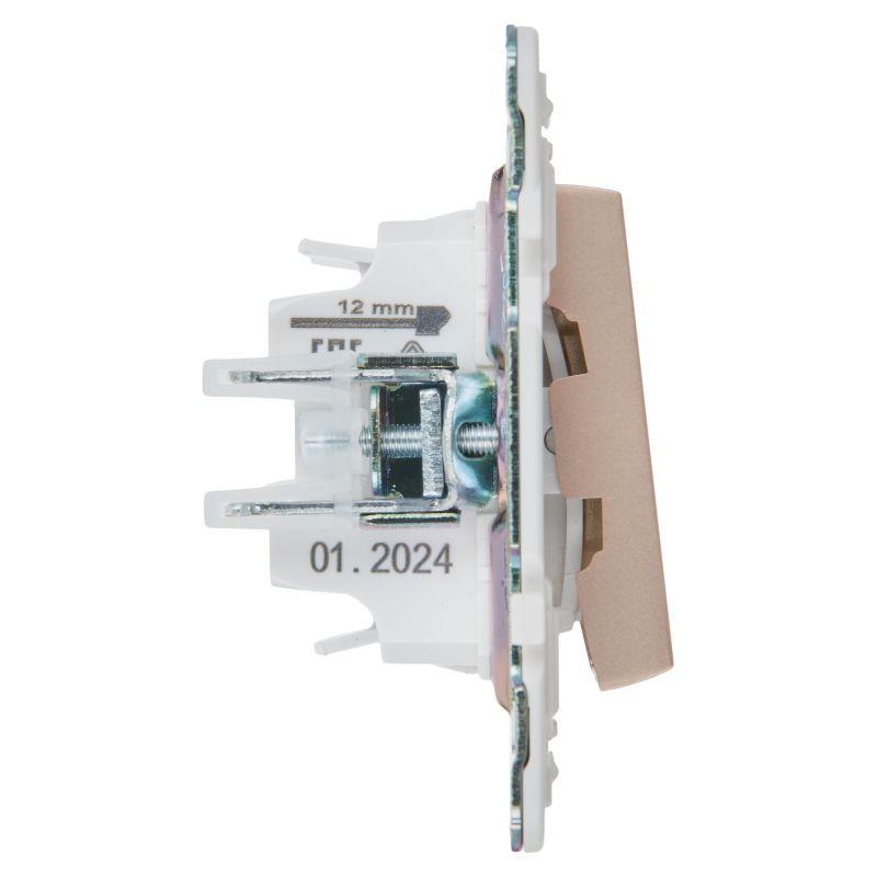  Выключатель 2-кл. SKANDY 10А SK-V04Sa песочн. IEK SK-V20-0-10-K98 фото в каталоге от BTSprom.by