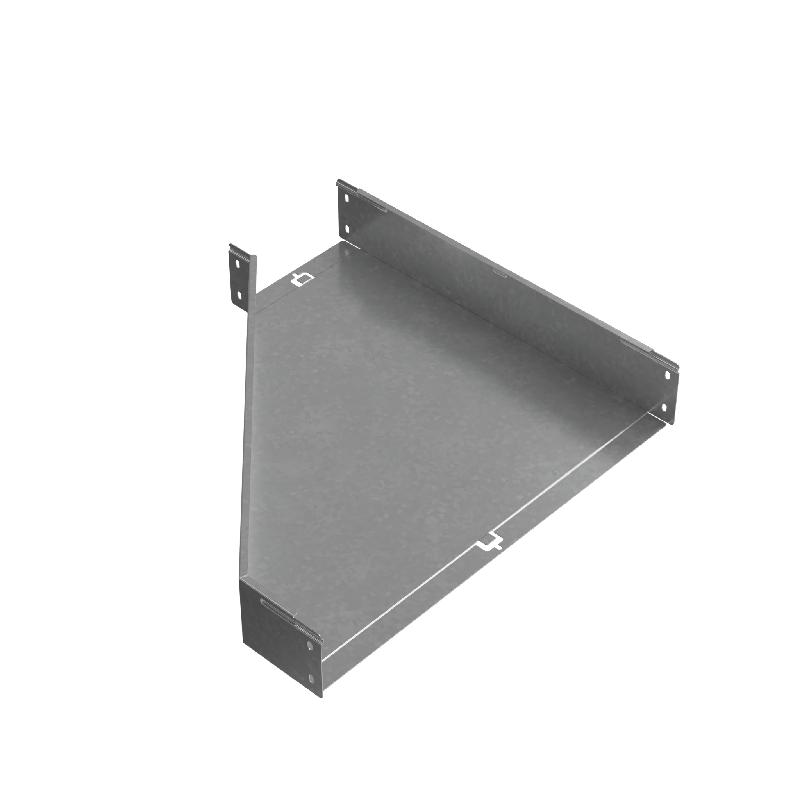Переходник для лотка правый 100х200-600 сталь 1мм "ПЛЮС" PDplus100-200-600-R HD КМ PL1611 от BTSprom.by