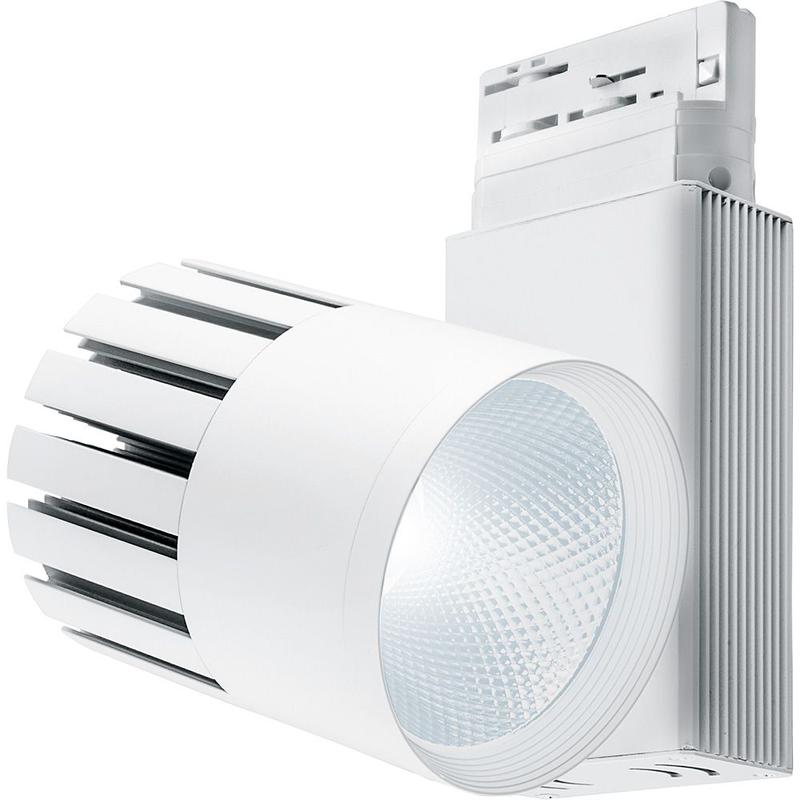 светильник светодиодный трековый на шинопровод 30вт 2700лм 4000к 35град. бел. 3ф al105 со встроенным драйвером marketbright feron 32949 от BTSprom.by