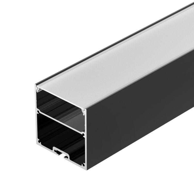 профиль sl-line-5050-lw-2000 anod black l2000 алюм. arlight 038451 от BTSprom.by