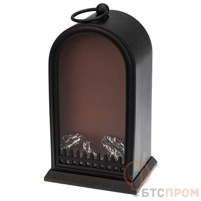  Светодиодный камин Фьюжн с эффектом живого огня 14,7x11,7х25 см с USB, черный фото в каталоге от BTSprom.by