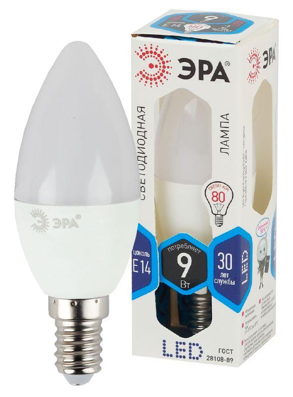 лампа светодиодная b35-9w-840-e14 свеча 720лм эра б0027970 от BTSprom.by