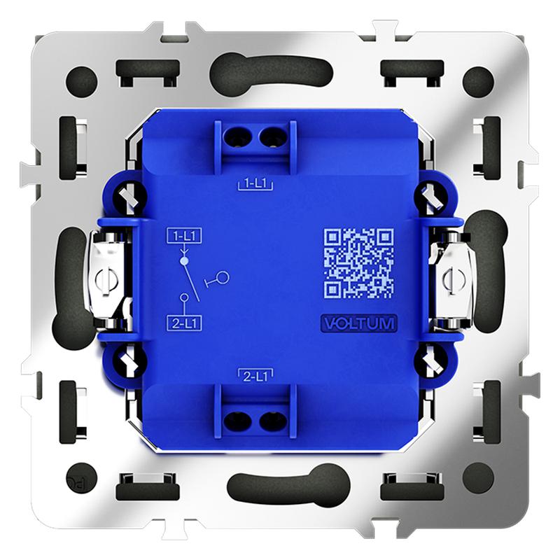  Выключатель 1-кл. СП S70 10А механизм черн. матов. Voltum VLS010108 фото в каталоге от BTSprom.by