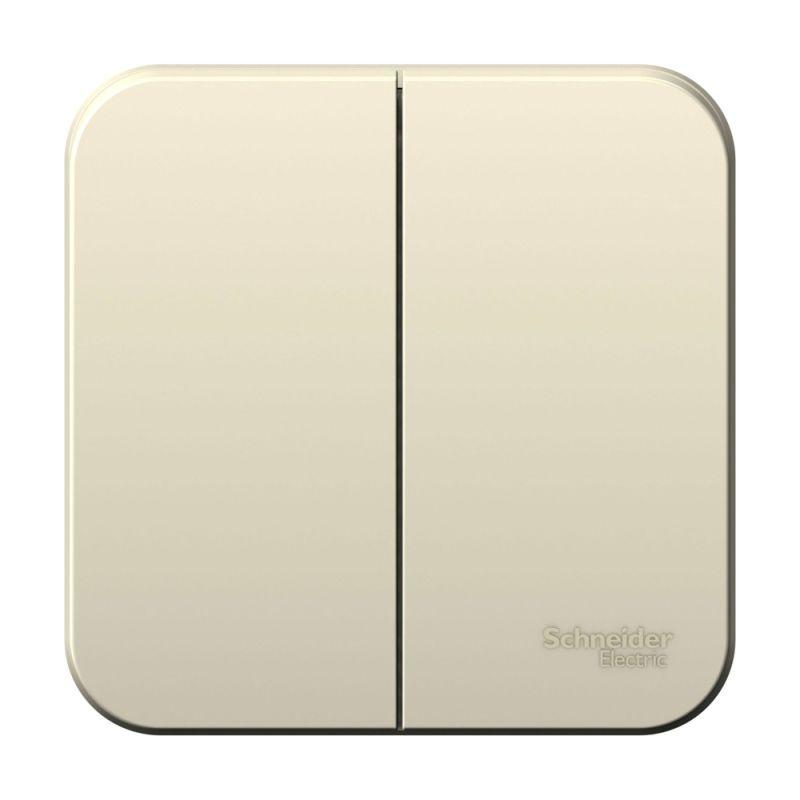  Выключатель 2-кл. ОП Blanca 10А IP20 (сх. 5) 250В молочн. SE BLNVA105002 фото в каталоге от BTSprom.by