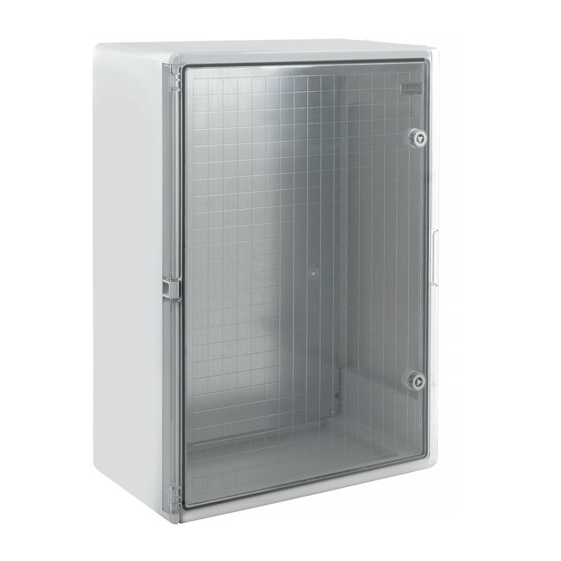 корпус ударопрочный щмпп 700х500х250 ik10 ip65 прозр. дверь абс пластик prizma tokov electric tke-pz-cpb09-ik10-ip65 от BTSprom.by