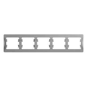 рамка 5-м glossa горизонт. алюм. se gsl000305 от BTSprom.by