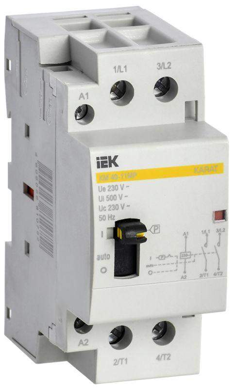 контактор модульный км40-11мр ac с ручным управ. karat iek mkk12-40-11 от BTSprom.by