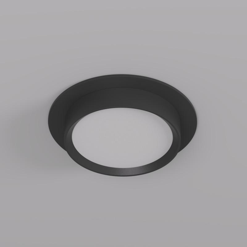  Светильник FLAT 15Вт GX53 IP20 LED встраив. алюм. черн. DENKIRS 772627 фото в каталоге от BTSprom.by