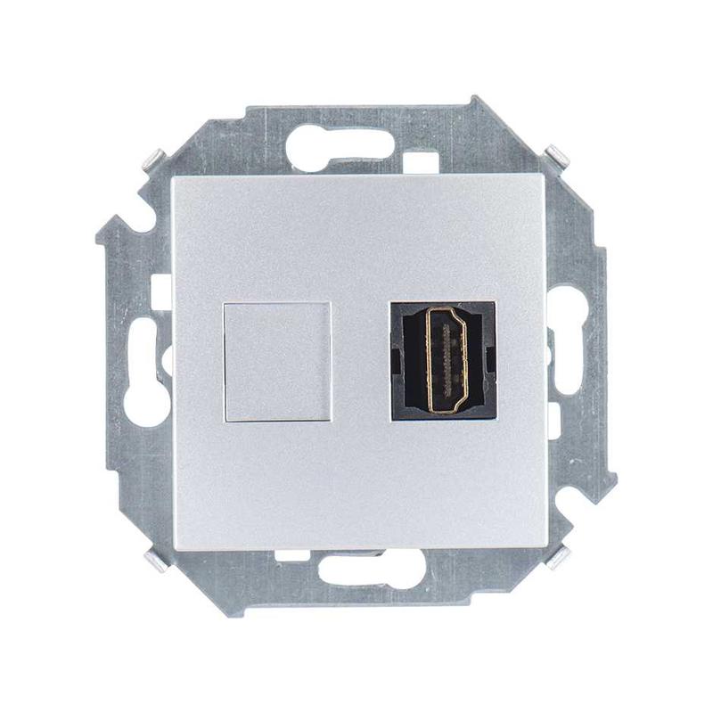 розетка аудио/видео hdmi сп simon 15 механизм алюм. simon 1591407-033 от BTSprom.by