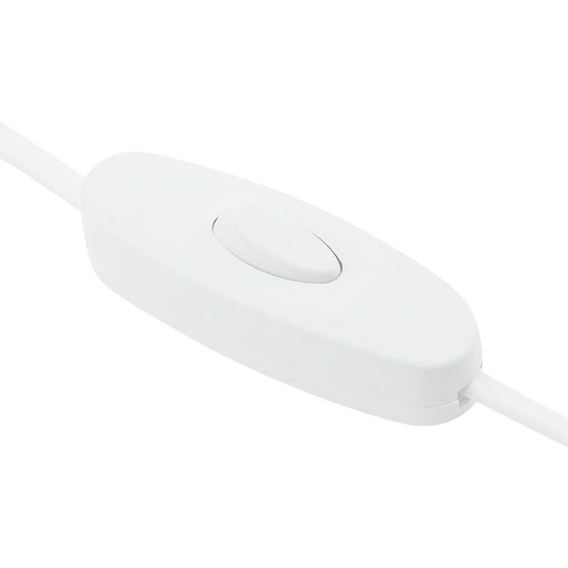 шнур сетевой 1.8м с выкл. бел. без розетки 2.5a-220v rexant 11-1115 от BTSprom.by