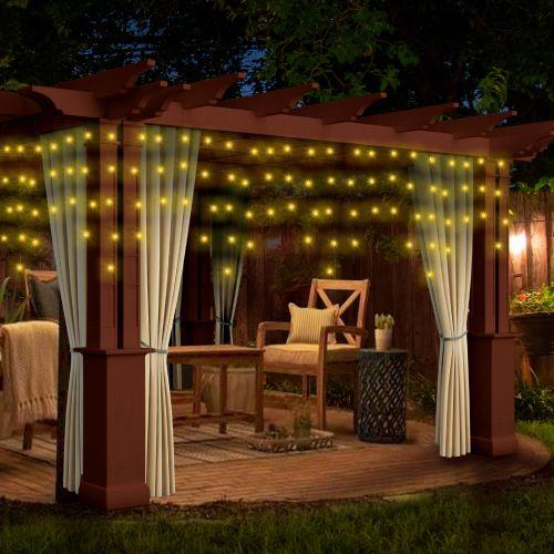  Гирлянда светодиодная "Бахрома" 2мх1м 62LED 24В IP44( без трансформатора Б0041911) тепл. свет ЭРА Б0041907 фото в каталоге от BTSprom.by