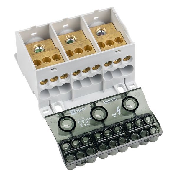  Блок распределительный КБР тройной 175A PROxima EKF kbr3-175 фото в каталоге от BTSprom.by