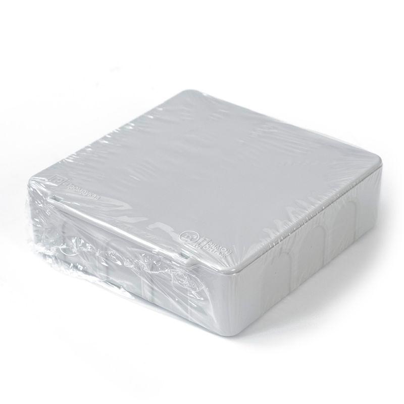  Коробка распределительная ОП 100х100х30 (HF) для прям. монтажа двухкомп. безгалоген. (уп.48шт) Промрукав 60-0302 фото в каталоге от BTSprom.by