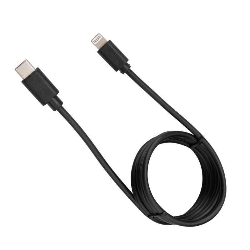 кабель type-c-lightning 3a/1m/pvc/black rexant 18-1827 от BTSprom.by