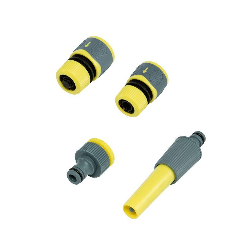  Набор для чистки поверхностей Профи (щетка; распылитель; коннекторы на шланг 1/2дюйм и 3/4дюйм; адаптер на кран) ЧЕТЫРЕ СЕЗОНА 62-0320-F фото в каталоге от BTSprom.by