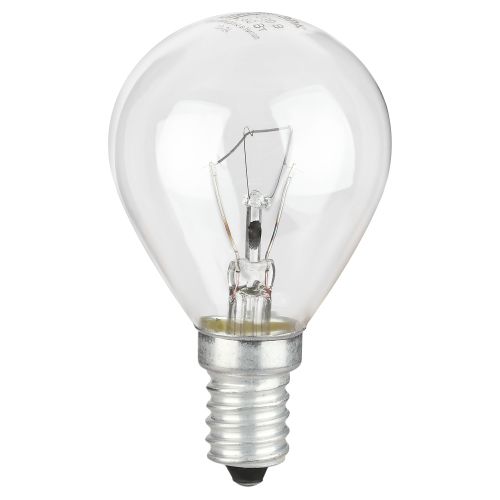 Лампа накаливания P45 40Вт шар прозрачная E14/E14 230В Эра Б0066547 фото в каталоге от BTSprom.by