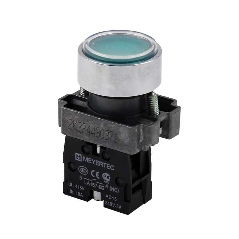 кнопка плоская 1no ip67 металл mtb2-baf31 зел. овен 132647 от BTSprom.by