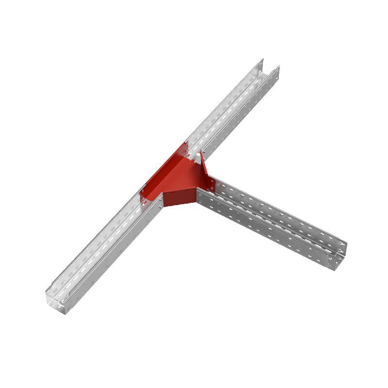 Отвод для лотка Т-образ. 100х100 сталь 1мм "ПЛЮС" TDplus100-100 КМ PL0572 фото в каталоге от BTSprom.by