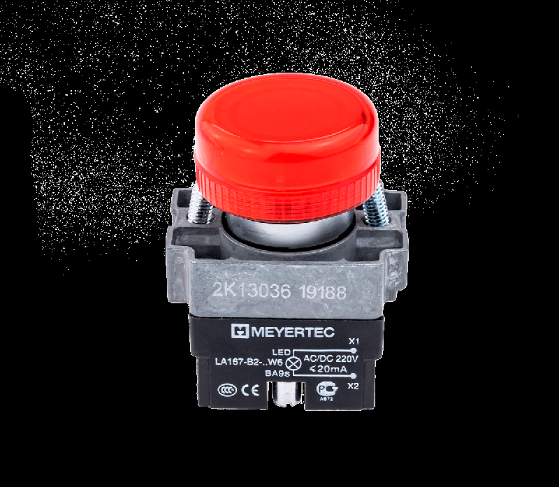 лампа сигнальная в сборе 220в ac/dc мет. mtb2-bv634 красн. овен 43356 от BTSprom.by