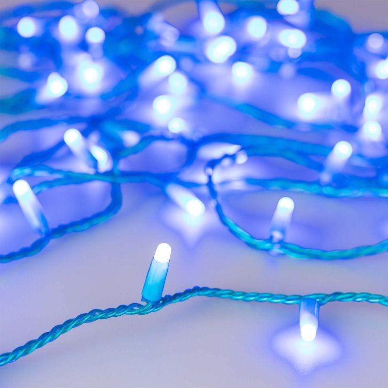 гирлянда светодиодная ard-string-classic-10000-blue-100led-milk-flash blue230в 7вт ip65 ardecoled 031199 от BTSprom.by