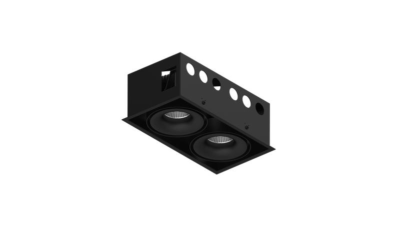 корпус светильника combo-crd2-bl ip20 потолочн. встраив. поворотн. черн. swg pro 00-00006674 от BTSprom.by
