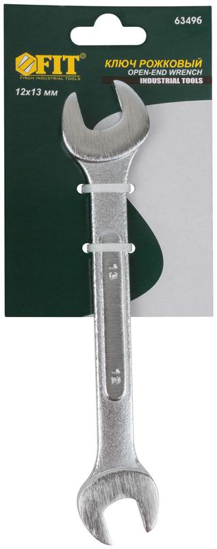  Ключ рожковый усиленный "Модерн" 12х13мм FIT 63496 фото в каталоге от BTSprom.by