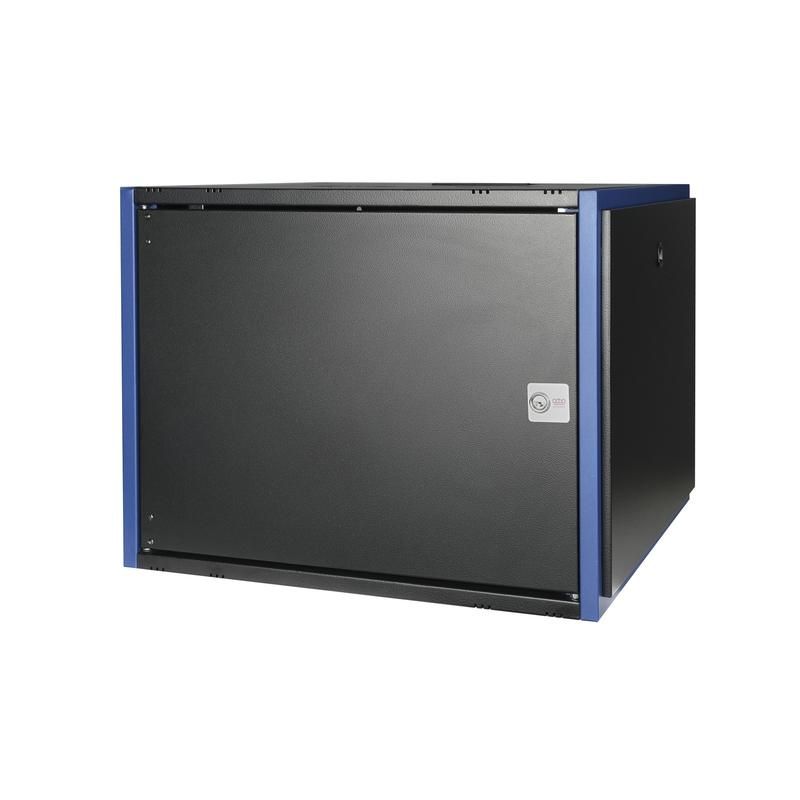 шкаф настенный 19дюйм 9u 600х600 дв. метал. черн. datarex dr-610121 от BTSprom.by